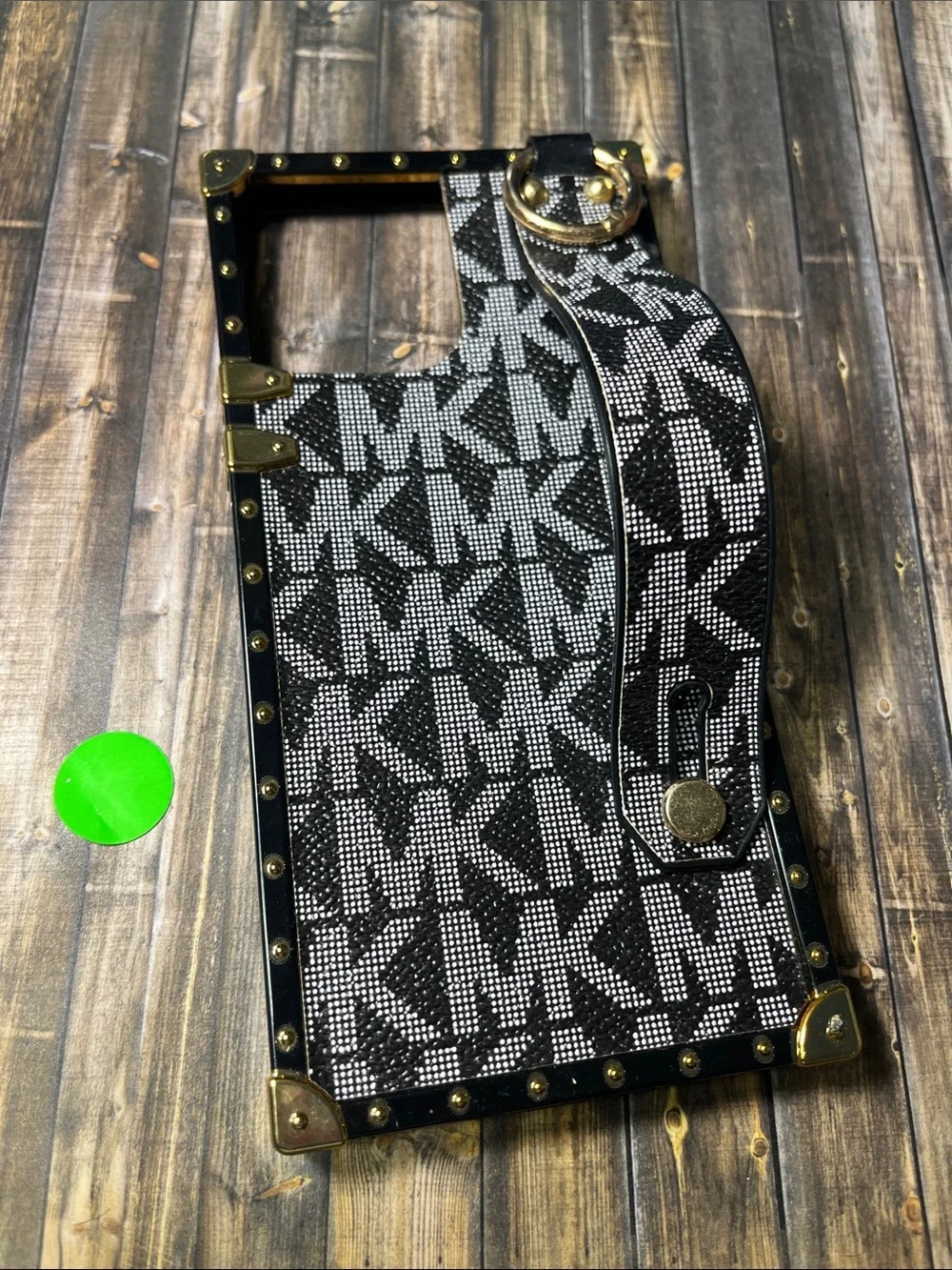 5for$10 Luxury-Inspired MK Gray Square Phone Case IPhone 13 Pro Max Phone Case